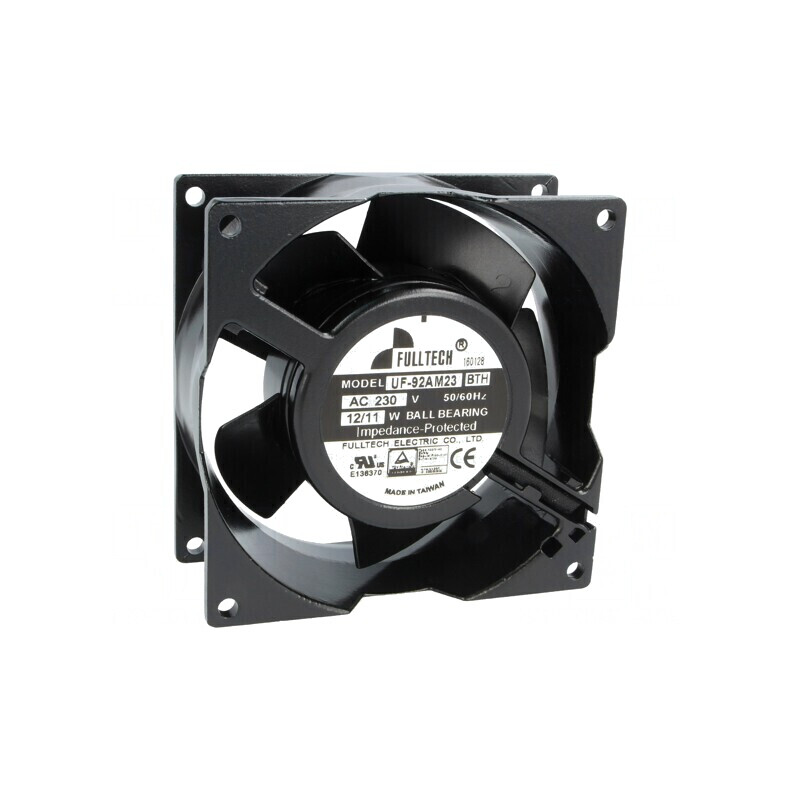 Ventilator AC Axial 230V 92x92mm 75m3/h 37dBA | Electronic-mag.ro | Componente Electronice