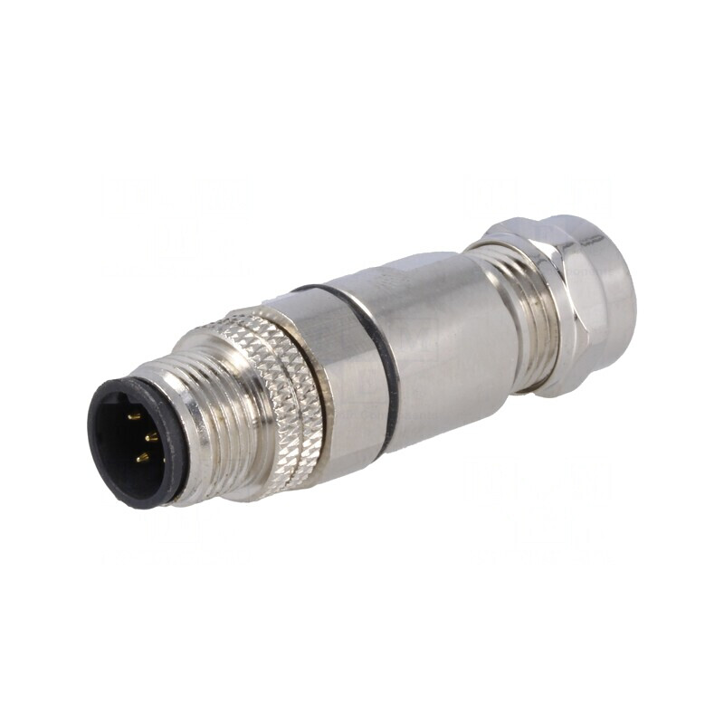 Mufă M12 5 PIN tată Profibus IP67 60V | Electronic-mag.ro | Componente Electronice