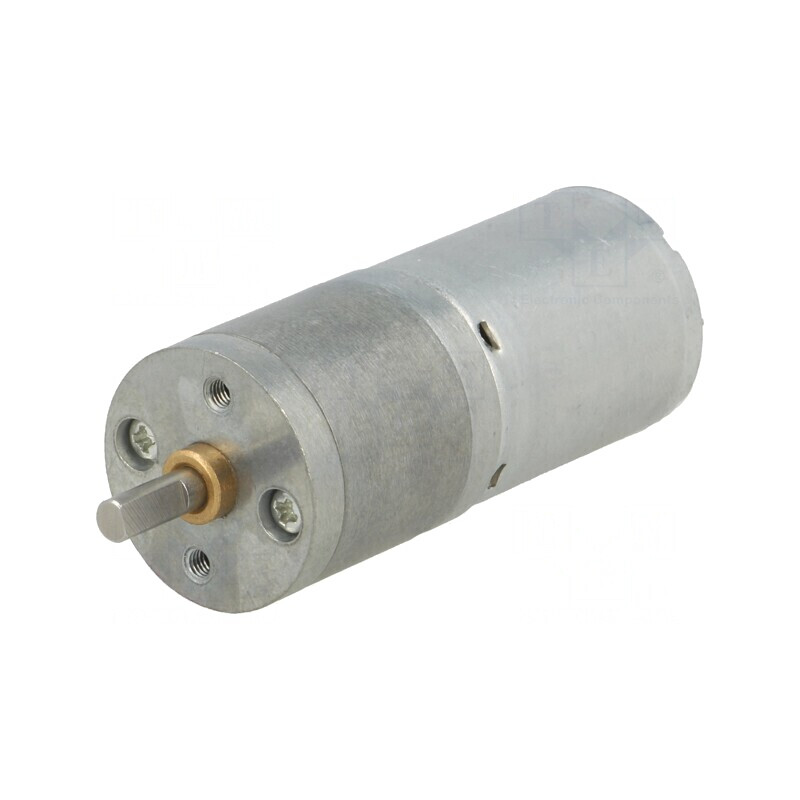 Motor DC cu transmisie LP 12V 1,1A Ax crestătură D 378:1 25DX58L | Electronic-mag.ro | Componente Electronice