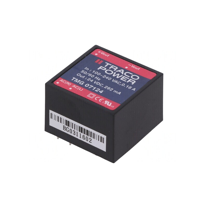 Convertor AC/DC 7W 24VDC TMG 07124 | Electronic-mag.ro | Componente Electronice