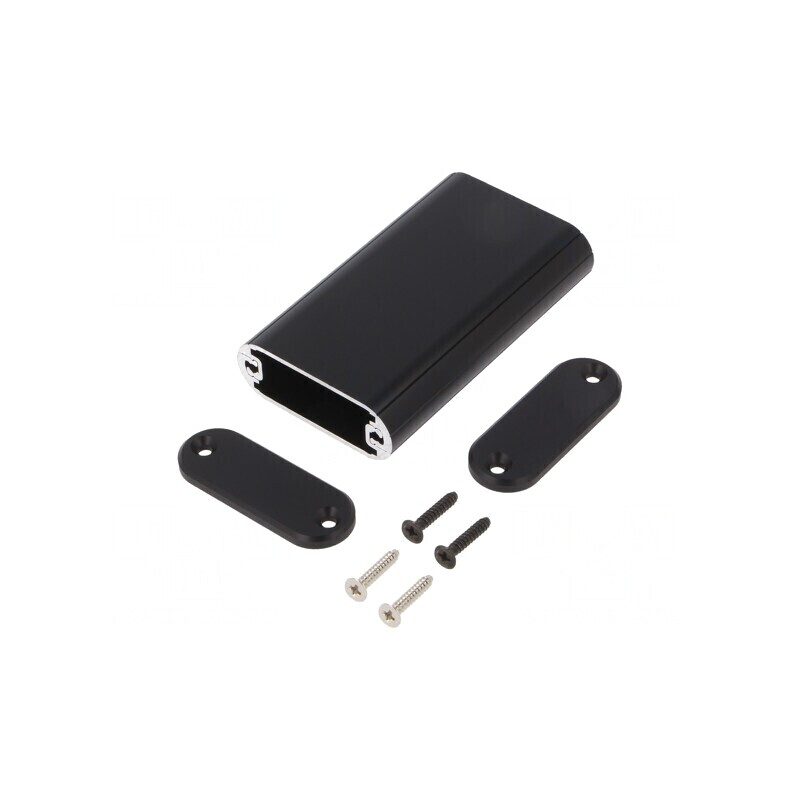Carcasă aluminiu neagră 41x74x15mm | Electronic-mag.ro | Componente Electronice Carcasă aluminiu neagră 41x74x15mm | Electronic-mag.ro | Componente Electronice