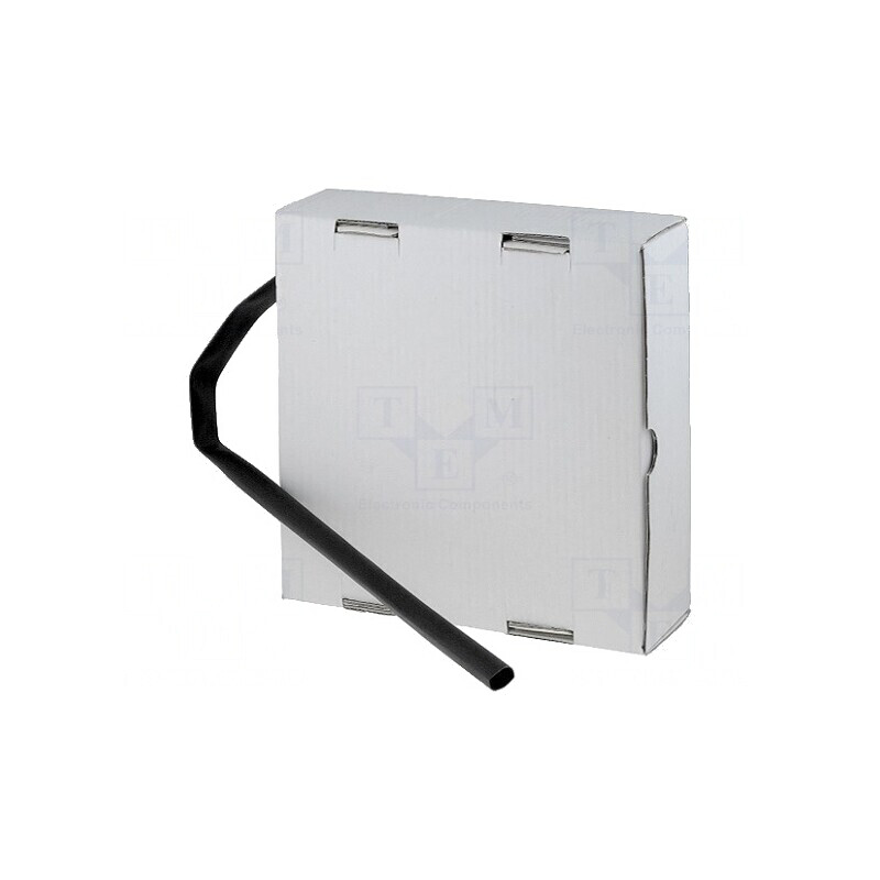 Manşon Termocontractabil 4:1 12mm Negru fără Adeziv | Electronic-mag.ro | Componente Electronice