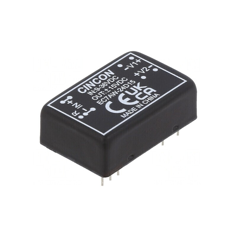 Convertor DC/DC 10W 9-36V la 15V 333mA DIP24 | Electronic-mag.ro | Componente Electronice