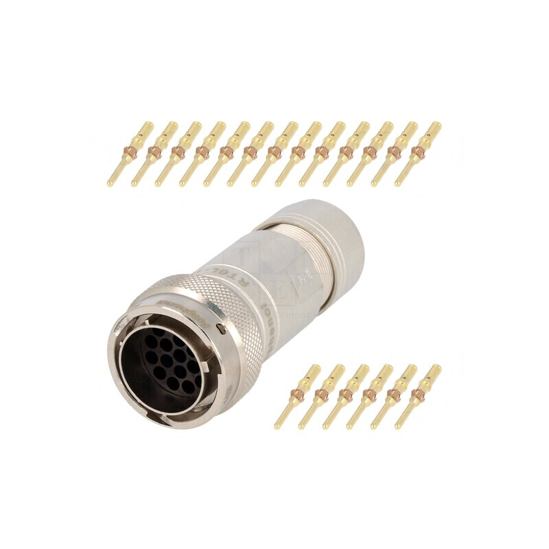 Conector circular RT360 mufă tată crimpat 19 pini | Electronic-mag.ro | Componente Electronice