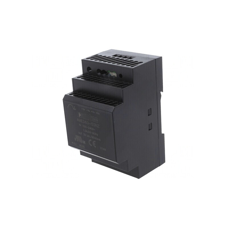 Alimentator 5V 6.5A 60W pentru Șină DIN | Electronic-mag.ro | Componente Electronice