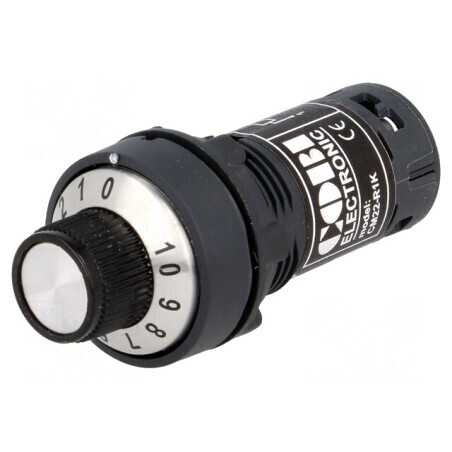 Potentiometru 1kΩ 22mm IP65 | Electronic-mag.ro | Componente Electronice