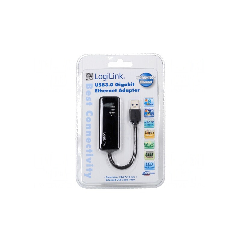 Adaptor USB 3.0 Fast Ethernet RJ45 UA0184A | Electronic-mag.ro | Componente Electronice Adaptor USB 3.0 Fast Ethernet RJ45 UA0184A | Electronic-mag.ro | Componente Electronice