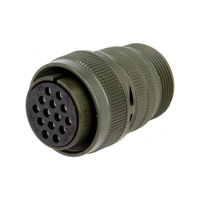 Conector Circular Dimensiune 20 Aluminiu Oliv DS3106A 20-27S | Electronic-mag.ro | Componente Electronice