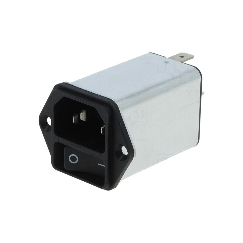 Conector Alimentare AC 4A 250VAC IEC 60320 | Electronic-mag.ro | Componente Electronice