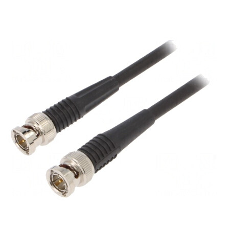 Cablu de măsurare BNC 2m negru | Electronic-mag.ro | Componente Electronice