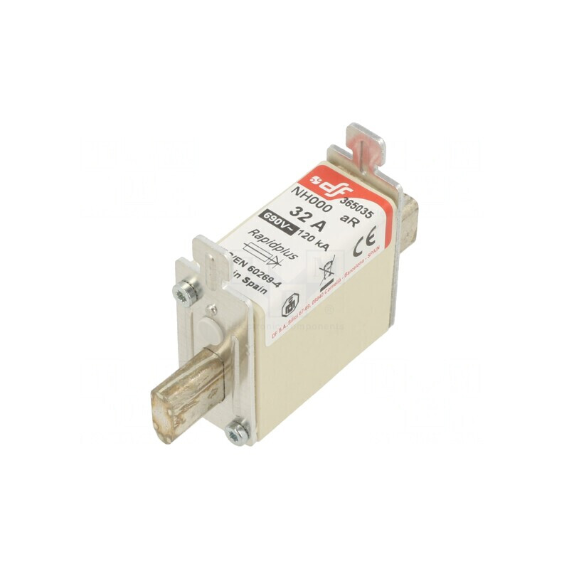 Siguranță NH000 32A 690VAC 440VDC Argintie | Electronic-mag.ro | Componente Electronice Siguranță NH000 32A 690VAC 440VDC Argintie | Electronic-mag.ro | Componente Electronice