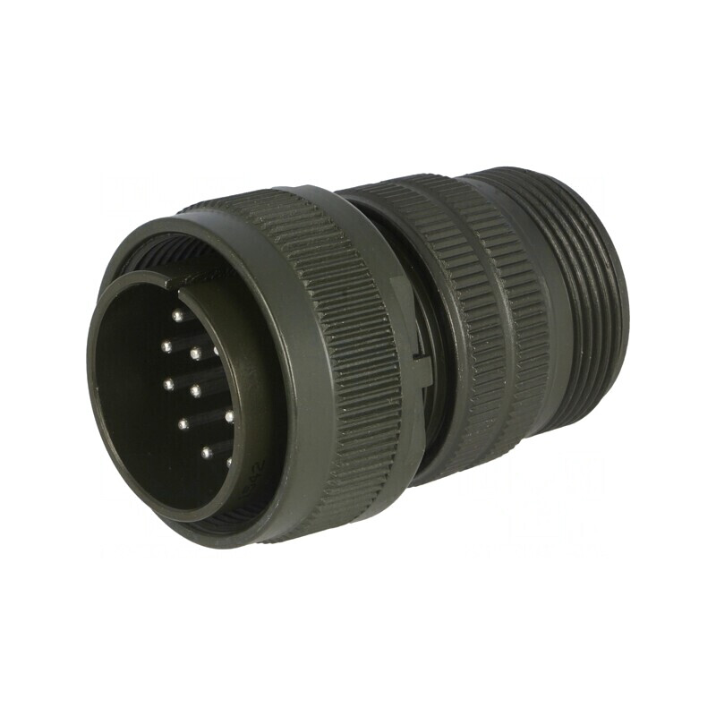 Conector circular 20mm aliaj aluminiu oliv DS3106A 20-29P | Electronic-mag.ro | Componente Electronice