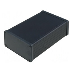 Carcasă Aluminiu Neagră 103x160x53mm | Electronic-mag.ro | Componente Electronice