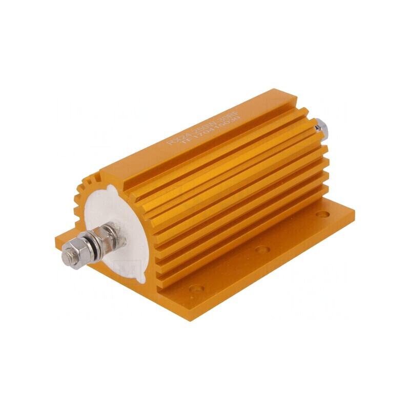 Rezistor Bobinat cu Radiator 30Ω 250W ±1% | Electronic-mag.ro | Componente Electronice