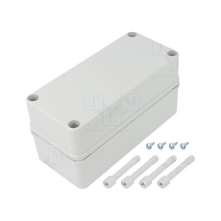 Carcasă universală PICCOLO ABS gri 80x170x85mm | Electronic-mag.ro | Componente Electronice