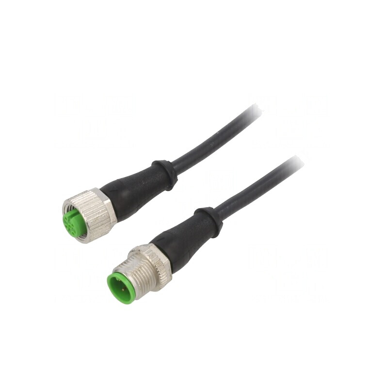 Cablu de Conectare M12 4 Pin 5m Negru | Electronic-mag.ro | Componente Electronice Cablu de Conectare M12 4 Pin 5m Negru | Electronic-mag.ro | Componente Electronice