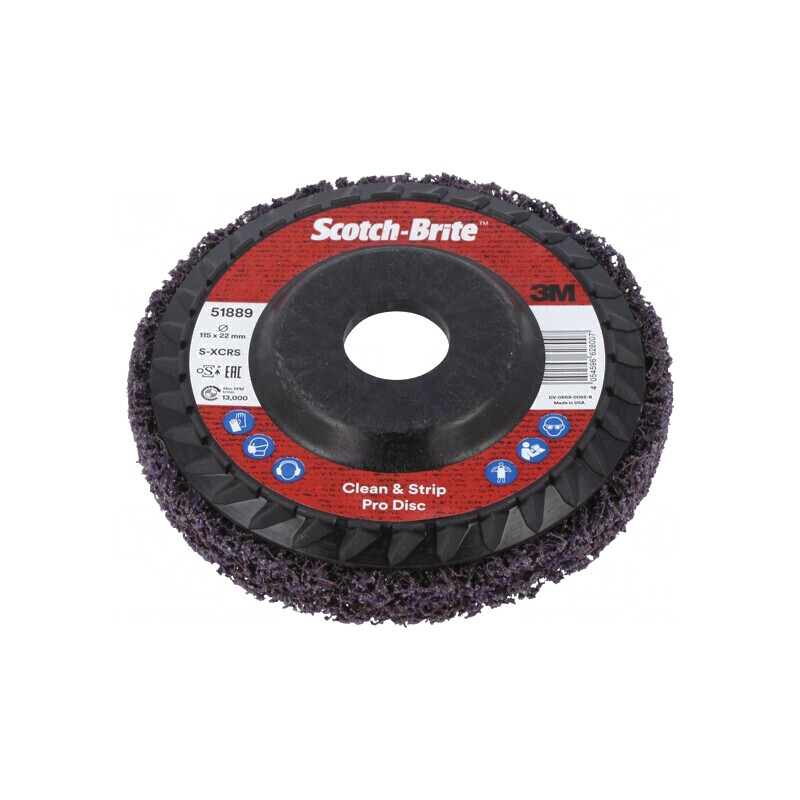Disc de lustruit Scotch-Brite 115mm 22mm | Electronic-mag.ro | Componente Electronice