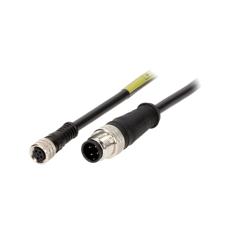 Cablu senzori/automatizări M12-M8 4 pini 5m | Electronic-mag.ro | Componente Electronice Cablu senzori/automatizări M12-M8 4 pini 5m | Electronic-mag.ro | Componente Electronice