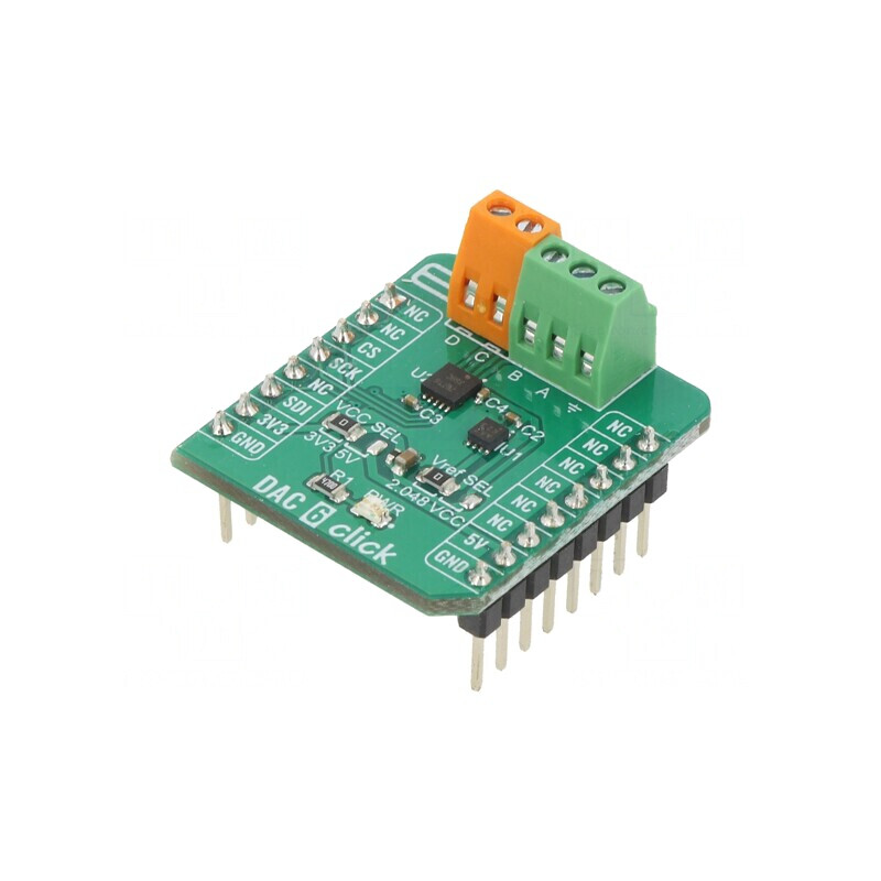 Convertor D/A SPI DAC104S085 MCP1501 DAC 6 Click | Electronic-mag.ro | Componente Electronice