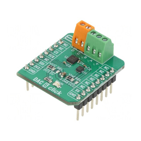 Convertor D/A SPI DAC104S085 MCP1501 DAC 6 Click | Electronic-mag.ro | Componente Electronice