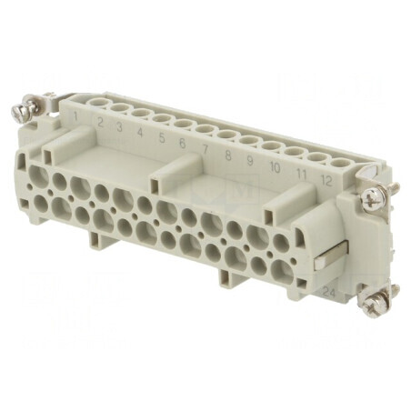 Conector HDC Inserturi Mamă 24 PE 16A | Electronic-mag.ro | Componente Electronice