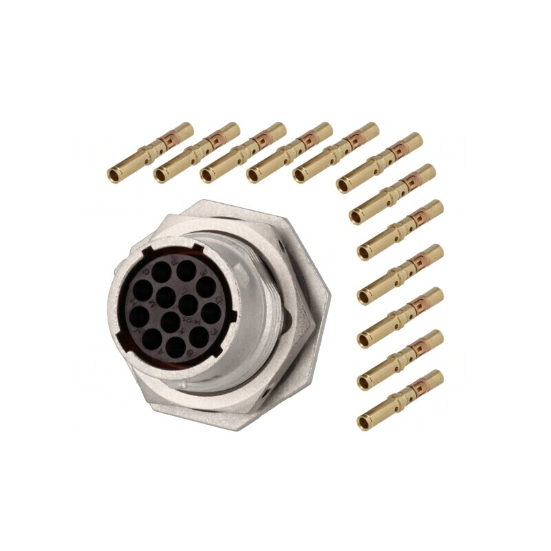 Conector Circular RT360 Mamă Crimpat 12 PIN 13A | Electronic-mag.ro | Componente Electronice Conector Circular RT360 Mamă Crimpat 12 PIN 13A | Electronic-mag.ro | Componente Electronice