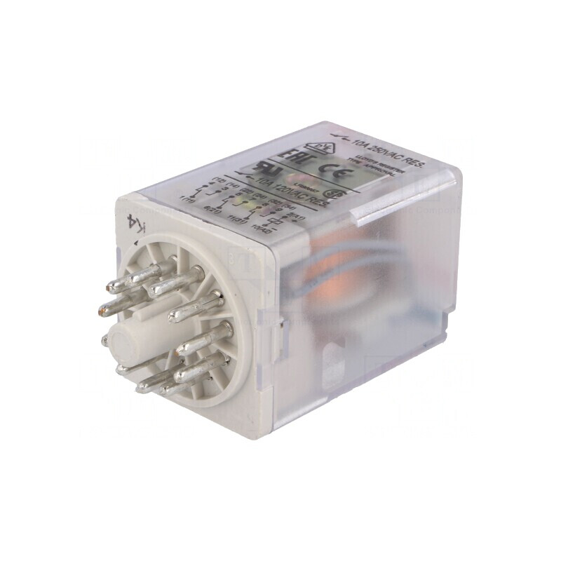 Releu electromagnetic 3PDT 110VDC 20A | Electronic-mag.ro | Componente Electronice