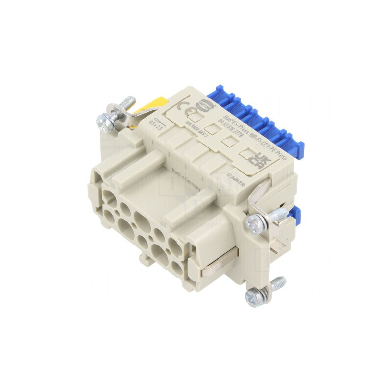 Conector HDC Inserturi Contact Mamă Han ES Press PIN 10 | Electronic-mag.ro | Componente Electronice