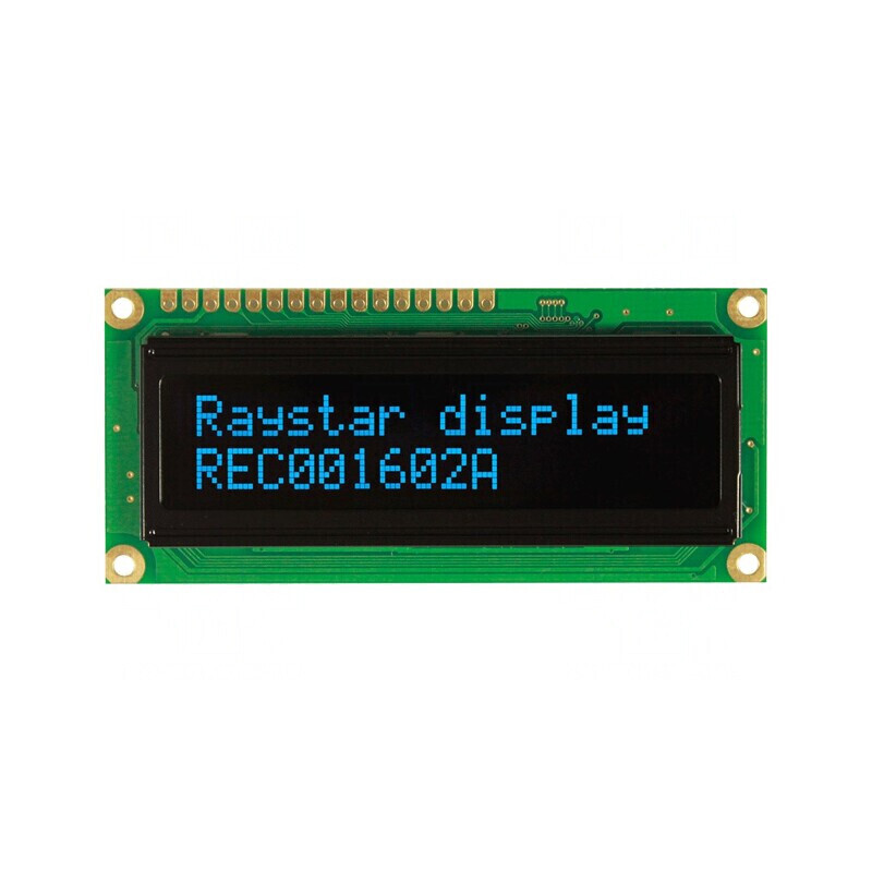 Display OLED Alfanumeric 16x2 Albastru 80x36x10mm | Electronic-mag.ro | Componente Electronice