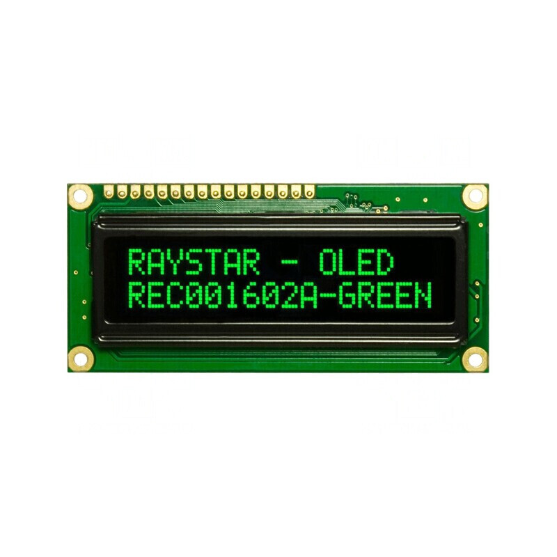 Afișaj OLED alfanumeric 16x2 verde 80x36x10mm | Electronic-mag.ro | Componente Electronice Afișaj OLED alfanumeric 16x2 verde 80x36x10mm | Electronic-mag.ro | Componente Electronice