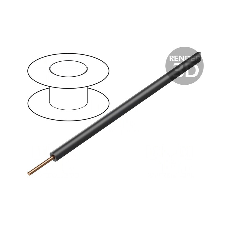 Cablu sârmă Cu 0,2mm2 PVC negru 60V 100m | Electronic-mag.ro | Componente Electronice Cablu sârmă Cu 0,2mm2 PVC negru 60V 100m | Electronic-mag.ro | Componente Electronice