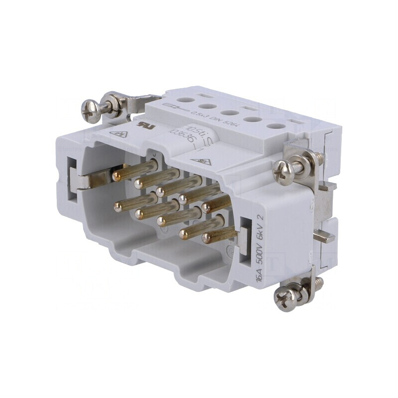 Conector HDC Inserturi de Contact Tată 10P HTS HE PIN | Electronic-mag.ro | Componente Electronice