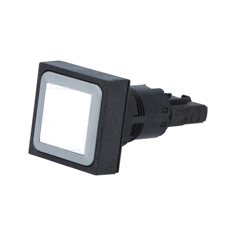 Comutator cu Apăsare 16mm Alb | Electronic-mag.ro | Componente Electronice