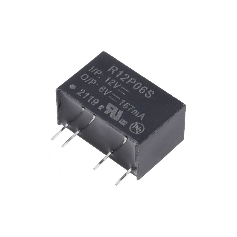 Convertor DC/DC 1W 6V 167mA | Electronic-mag.ro | Componente Electronice Convertor DC/DC 1W 6V 167mA | Electronic-mag.ro | Componente Electronice