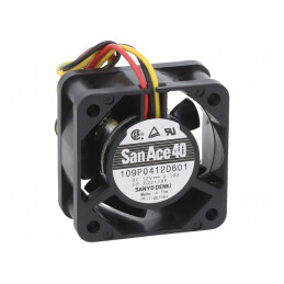 Ventilator DC axial 12V 40x40x20mm 18,6m3/h 42dBA cu bilă | Electronic-mag.ro | Componente Electronice