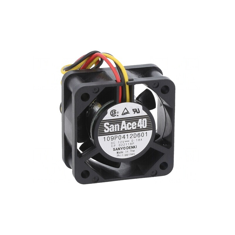 Ventilator DC axial 12V 40x40x20mm 18,6m3/h 42dBA cu bilă | Electronic-mag.ro | Componente Electronice