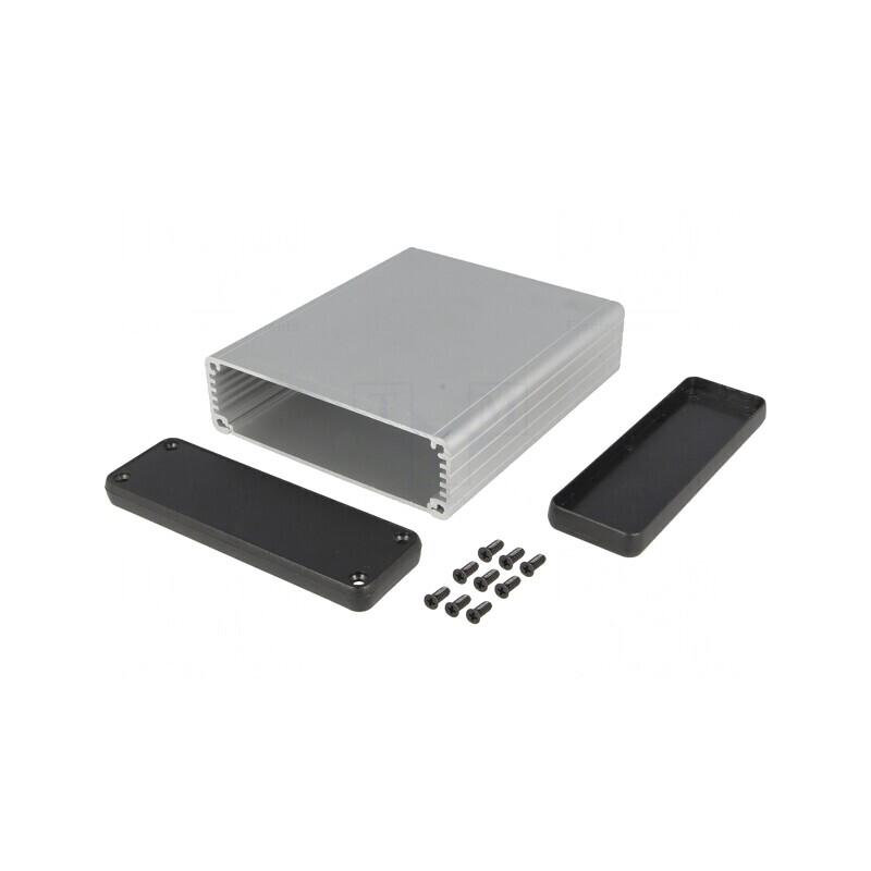 Carcasă Aluminiu Gri 103x120x30mm | Electronic-mag.ro | Componente Electronice