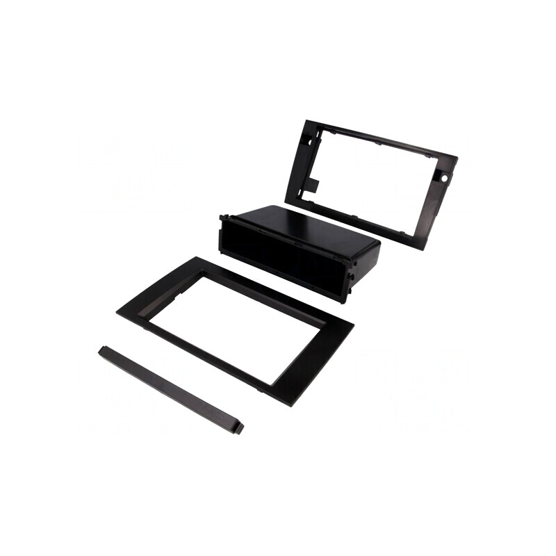 Cadru radio 2 DIN negru pentru Audi și Seat | Electronic-mag.ro | Componente Electronice