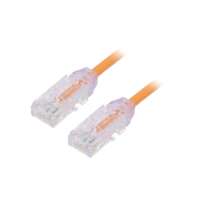 Patch cord UTP Cat6 LSZH Portocaliu 3m | Electronic-mag.ro | Componente Electronice