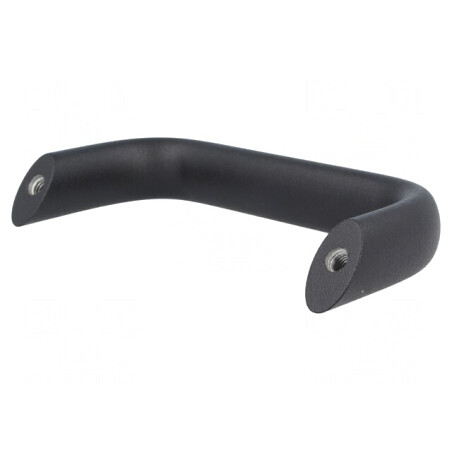Manetă Aluminiu Neagră 48mm x 125mm x 20mm | Electronic-mag.ro | Componente Electronice