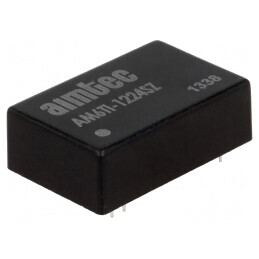 Convertor DC/DC 6W 9-18V la 24V 250mA DIP24 AM6TI-1224SZ | Electronic-mag.ro | Componente Electronice