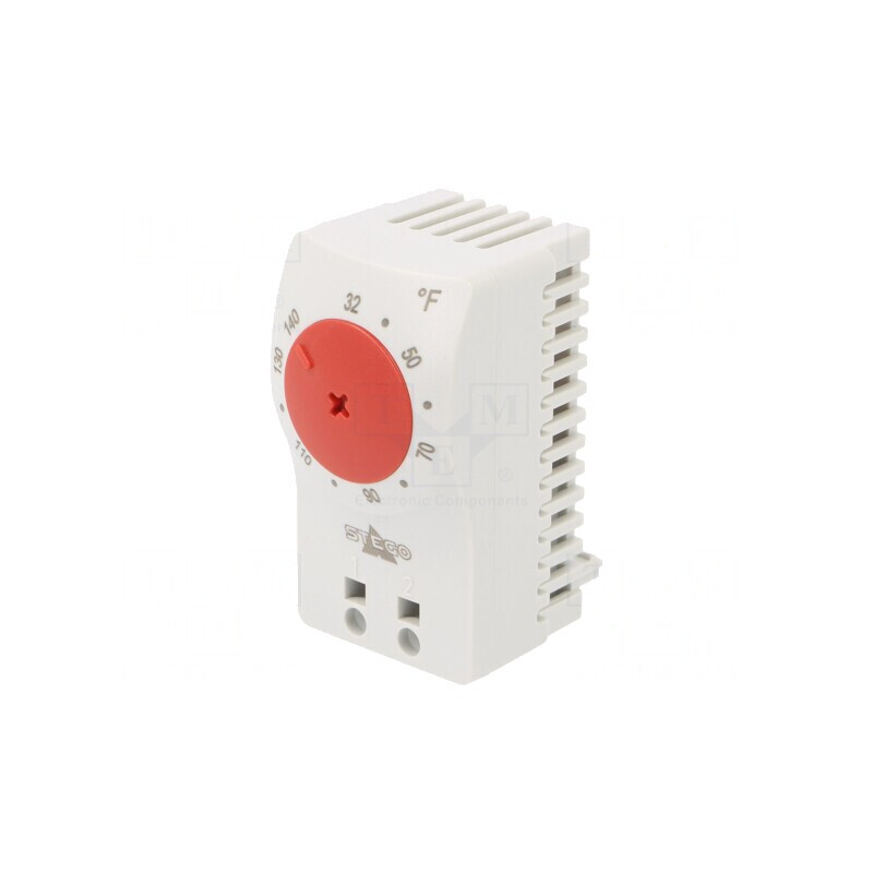 Termostat NC 10A 250VAC cu cleme cu arc 60x33x41mm IP20 | Electronic-mag.ro | Componente Electronice