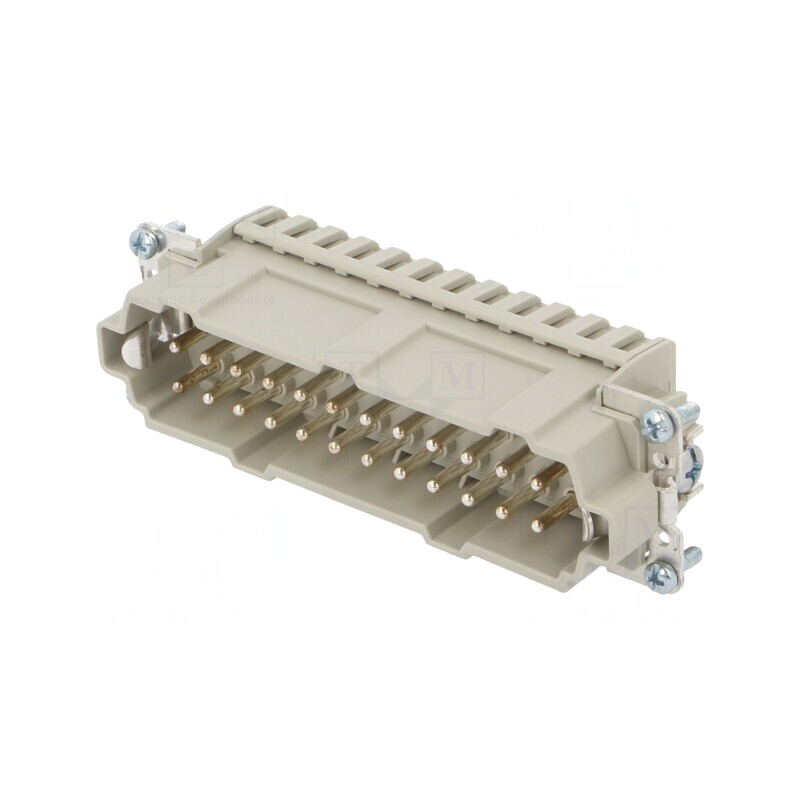 Conector HDC Inserturi Contact Tată 24PIN 10A | Electronic-mag.ro | Componente Electronice