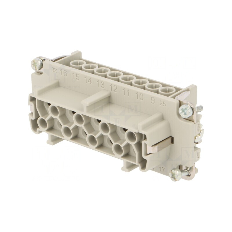Conector HDC Inserturi Mamă 8+8 PE 16A | Electronic-mag.ro | Componente Electronice Conector HDC Inserturi Mamă 8+8 PE 16A | Electronic-mag.ro | Componente Electronice