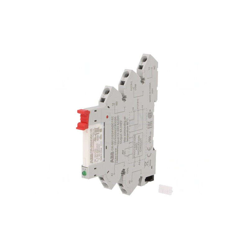 Releu SPDT 24V pentru Șină DIN | Electronic-mag.ro | Componente Electronice