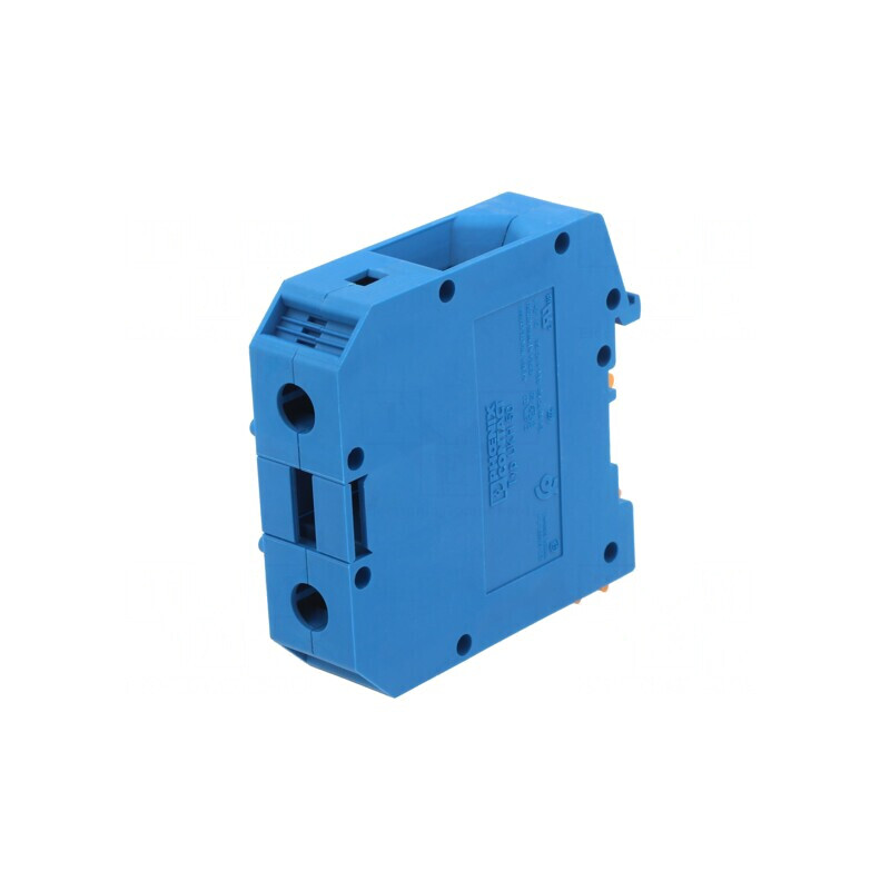 Conector de șine 50mm2, 1 pistă, 2 borne, albastru UKH | Electronic-mag.ro | Componente Electronice Conector de șine 50mm2, 1 pistă, 2 borne, albastru UKH | Electronic-mag.ro | Componente Electronice