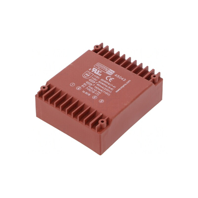 Transformator Încapsulat 14VA 115/230VAC 6V 1167mA | Electronic-mag.ro | Componente Electronice