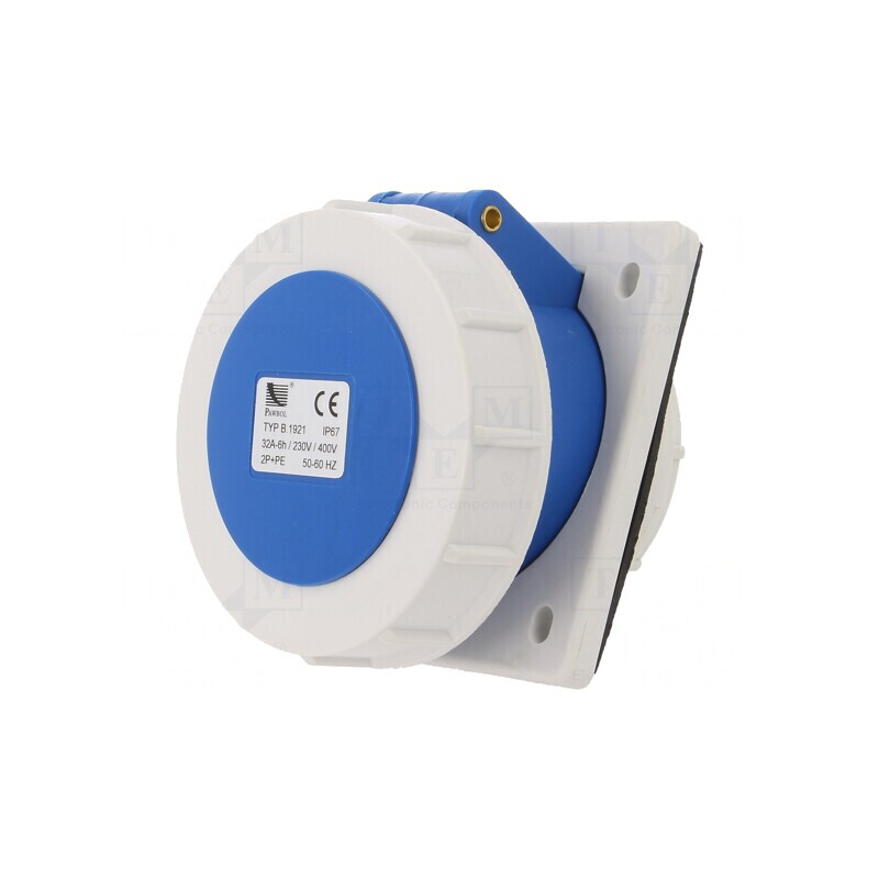 Conector alimentare AC IEC 60309 32A 400VAC IP67 | Electronic-mag.ro | Componente Electronice