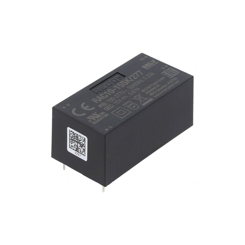 Convertor AC/DC 10W 15V 85-305VAC 120-430VDC | Electronic-mag.ro | Componente Electronice