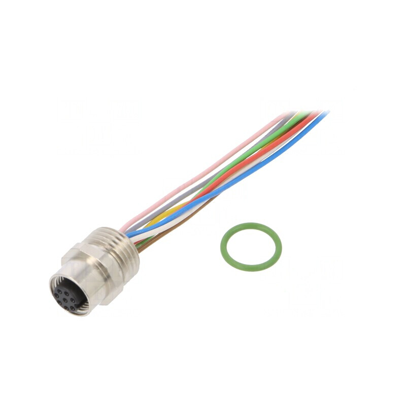 Soclu M12 8 PIN mamă cabluri IP67 DeviceNet/CANopen | Electronic-mag.ro | Componente Electronice